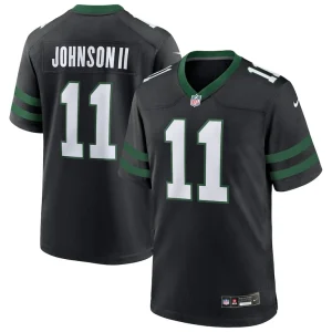 Jermaine johnson ii new york jets nike alternate game jersey Legacy black