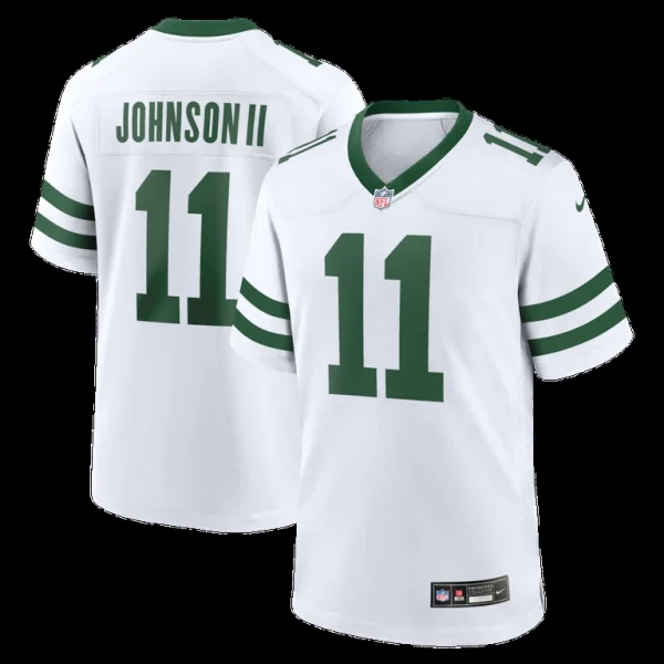 Jermaine johnson ii new york jets nike alternate game jersey Spotlight white