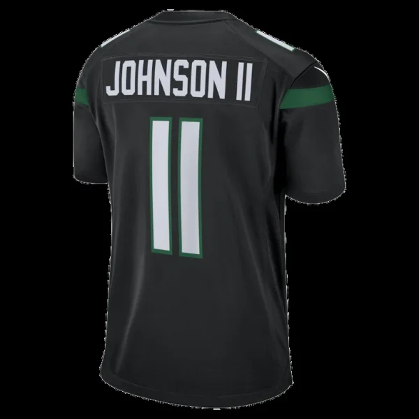 Jermaine johnson ii new york jets nike alternate game jersey Stealth black L