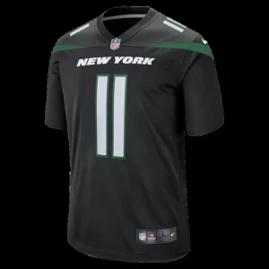 Jermaine johnson ii new york jets nike alternate game jersey Stealth black M
