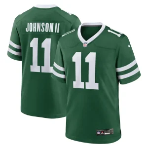 Jermaine johnson ii new york jets nike game jersey Legacy green