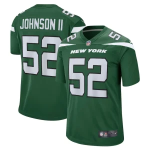 Jermaine johnson ii new york jets nike player game jersey Green