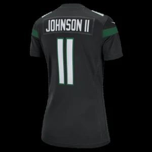 Jermaine johnson ii new york jets nike womens alternate game jersey Stealth black L