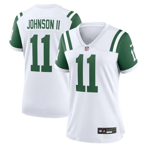 Jermaine johnson ii new york jets nike womens classic alternate player game jersey White