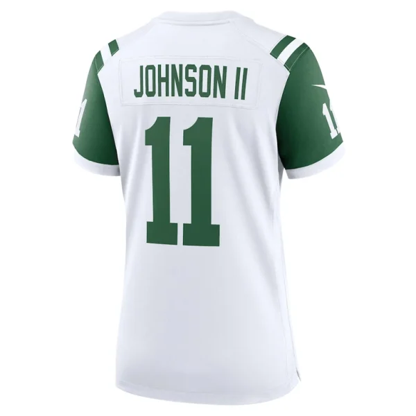 Jermaine johnson ii new york jets nike womens classic alternate player game jersey White L