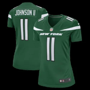 Jermaine johnson ii new york jets nike womens game jersey Gotham green