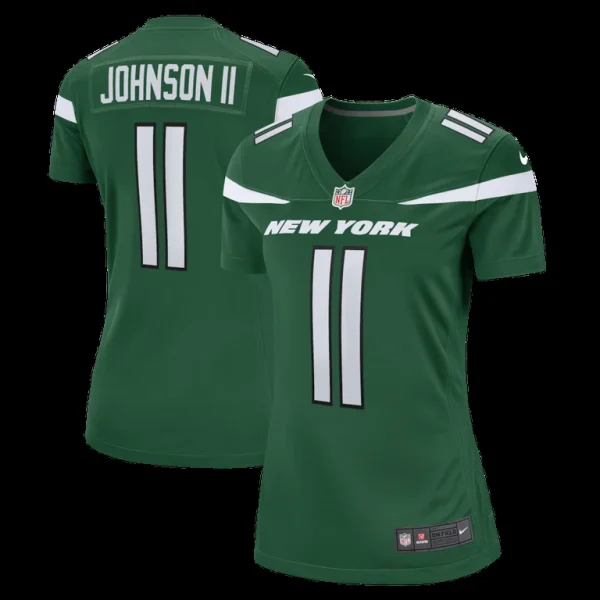 Jermaine johnson ii new york jets nike womens game jersey Gotham green