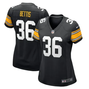 Jerome bettis pittsburgh steelers nike womens retired player jersey Black