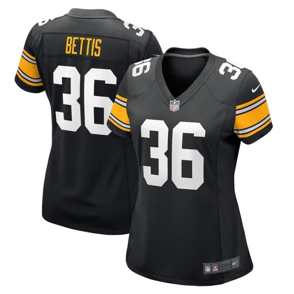 Jerome bettis pittsburgh steelers nike womens retired player jersey Black