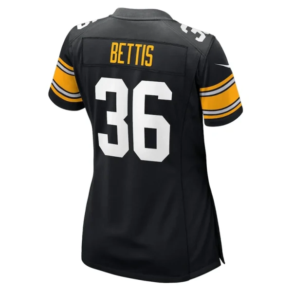 Jerome bettis pittsburgh steelers nike womens retired player jersey Black L