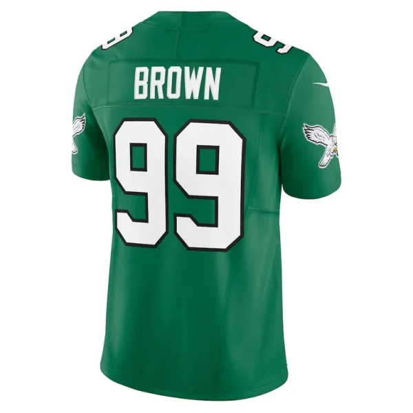 Jerome brown philadelphia eagles nike alternate vapor f.u.s.e. limited jersey Kelly green L