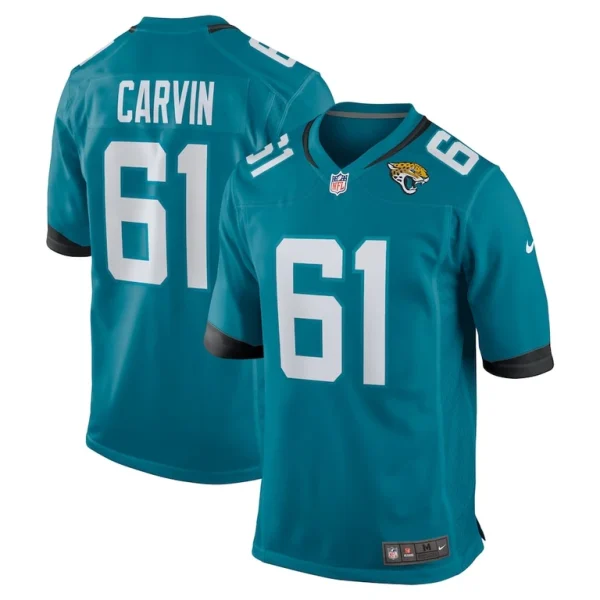 Jerome carvin jacksonville jaguars nike team game jersey Teal