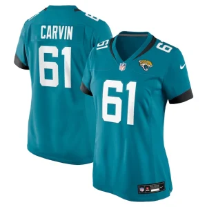 Jerome carvin jacksonville jaguars nike womens game jersey Teal
