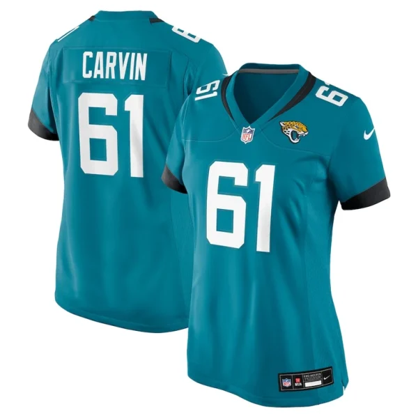 Jerome carvin jacksonville jaguars nike womens game jersey Teal
