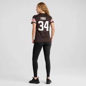Jerome ford cleveland browns nike womens game player jersey Brown 2XL