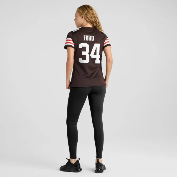 Jerome ford cleveland browns nike womens game player jersey Brown 2XL
