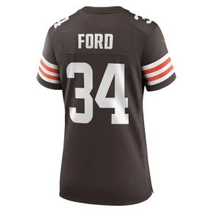 Jerome ford cleveland browns nike womens game player jersey Brown L