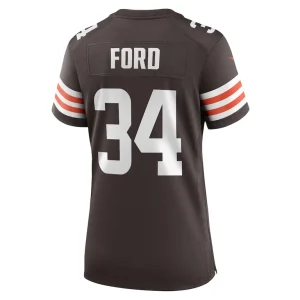 Jerome ford cleveland browns nike womens game player jersey Brown L