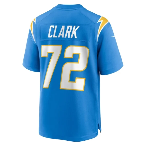 Jerrod clark los angeles chargers nike team game jersey Powder blue L