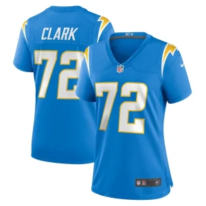 Jerrod clark los angeles chargers nike womens team game jersey Powder blue