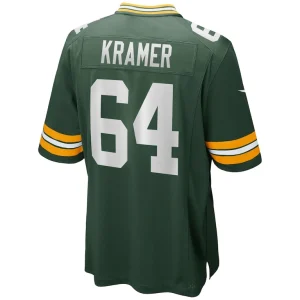 Jerry kramer green bay packers nike game retired player jersey Green L