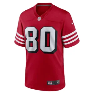 Jerry rice san francisco 49ers nike retired alternate game jersey Scarlet M