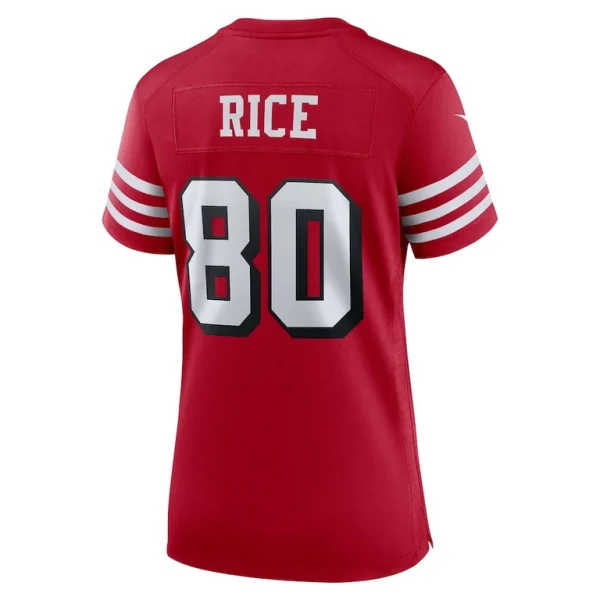 Jerry rice san francisco 49ers nike womens alternate game jersey Scarlet L