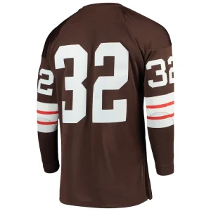 Jim brown cleveland browns 1964 mitchell ness authentic throwback retired player jersey Brown 44