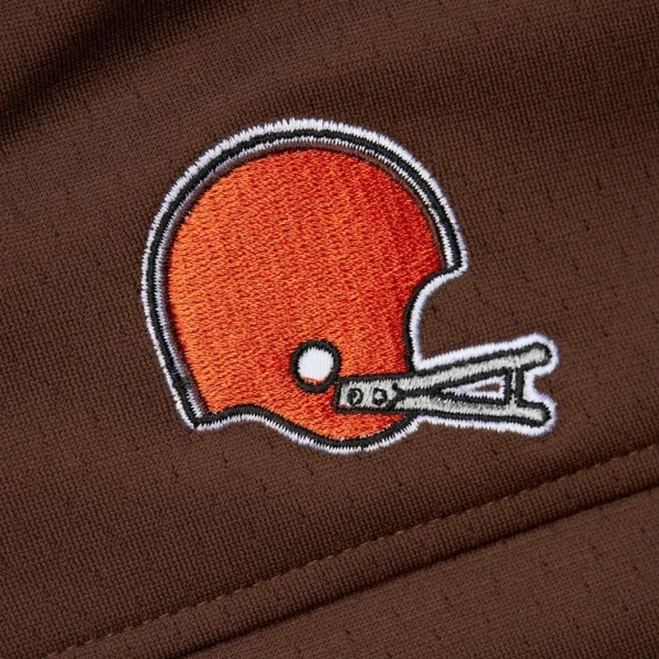 Jim brown cleveland browns mitchell ness player name number hoodie legacy jersey Brown XL
