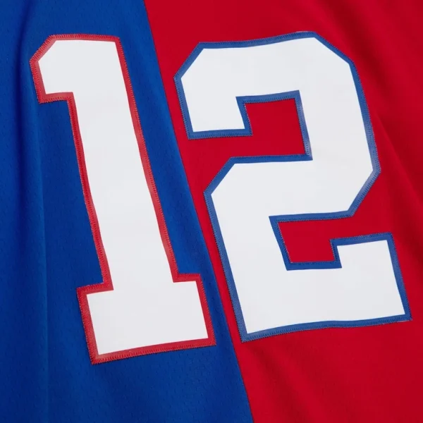Jim kelly buffalo bills mitchell ness 1990 split legacy replica jersey Royalred XL