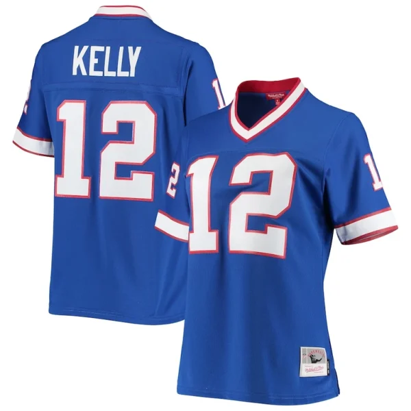 Jim kelly buffalo bills mitchell ness womens 1990 legacy replica jersey Royal
