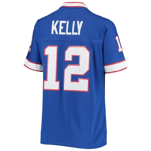 Jim kelly buffalo bills mitchell ness womens 1990 legacy replica jersey Royal L