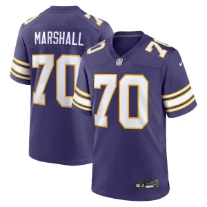 Jim marshall minnesota vikings nike classic retired player jersey Purple