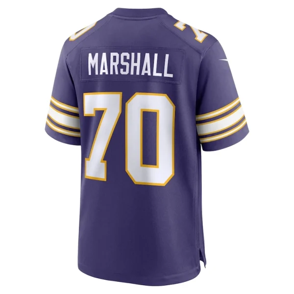 Jim marshall minnesota vikings nike classic retired player jersey Purple L