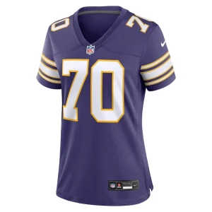 Jim marshall minnesota vikings nike womens classic retired player jersey Purple M