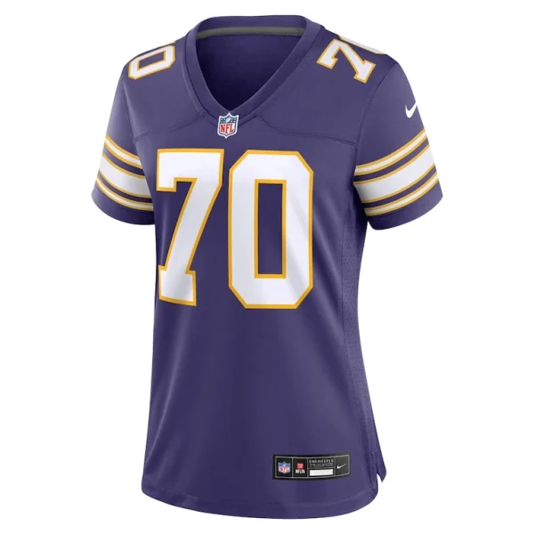 Jim marshall minnesota vikings nike womens classic retired player jersey Purple M