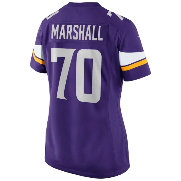Jim marshall minnesota vikings nike womens game retired player jersey Purple L