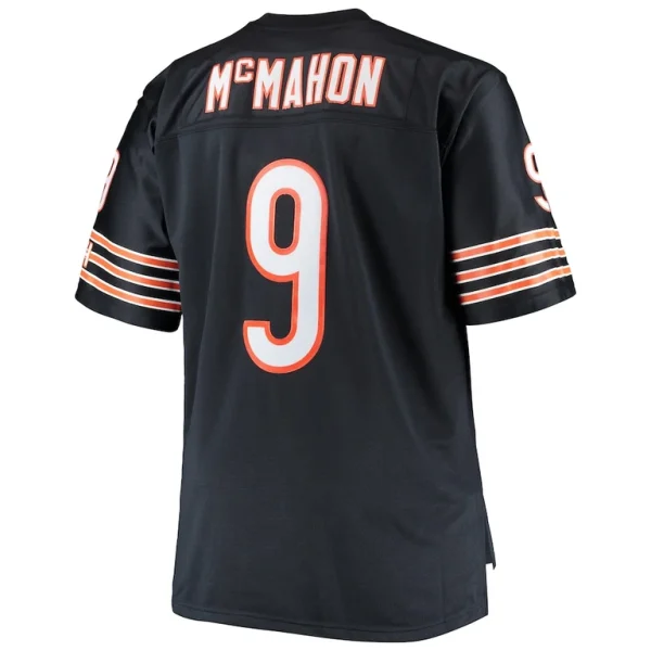 Jim mcmahon chicago bears mitchell ness big tall 1985 retired player replica jersey Navy 4XB