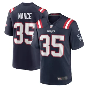 Jim nance new england patriots nike retired player jersey Navy