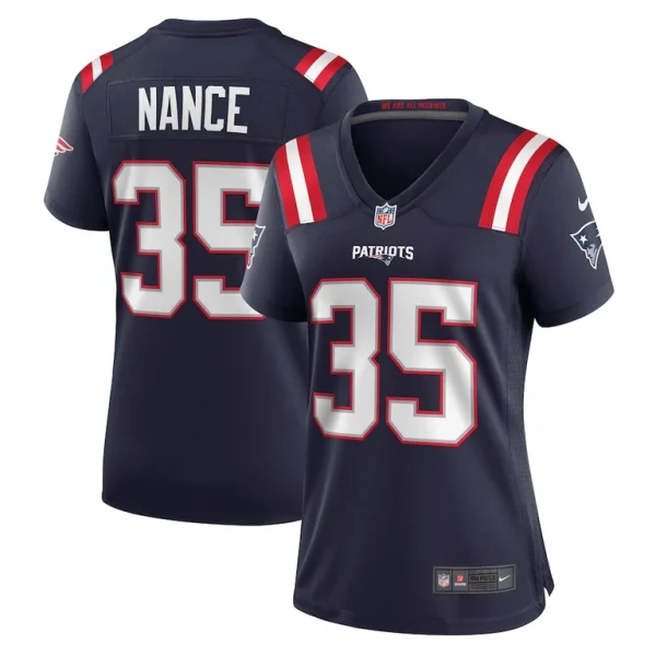 Jim nance new england patriots nike womens retired player jersey Navy