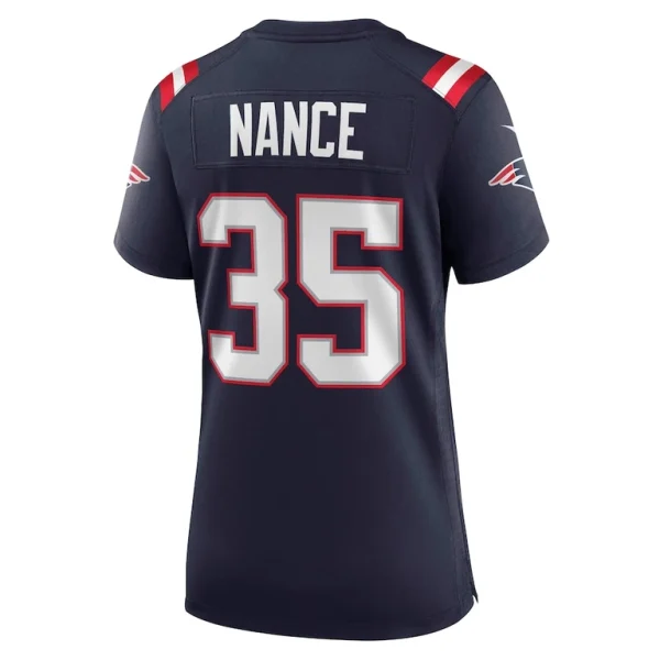 Jim nance new england patriots nike womens retired player jersey Navy L
