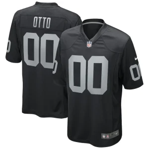 Jim otto las vegas raiders nike game retired player jersey Black