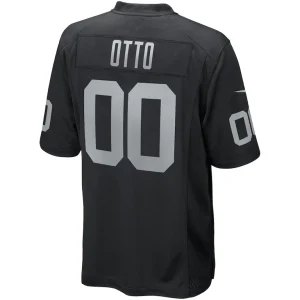 Jim otto las vegas raiders nike game retired player jersey Black L