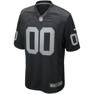 Jim otto las vegas raiders nike game retired player jersey Black M