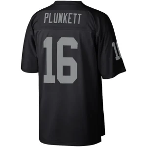 Jim plunkett las vegas raiders mitchell ness retired player legacy replica jersey Black L