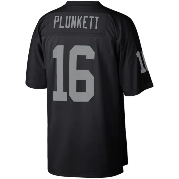 Jim plunkett las vegas raiders mitchell ness retired player legacy replica jersey Black L