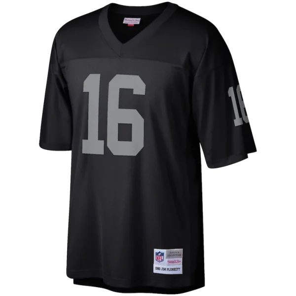 Jim plunkett las vegas raiders mitchell ness retired player legacy replica jersey Black M