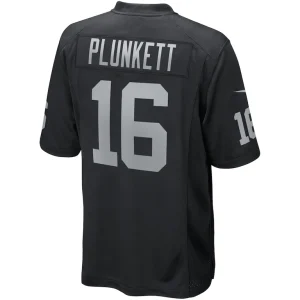 Jim plunkett las vegas raiders nike game retired player jersey Black L