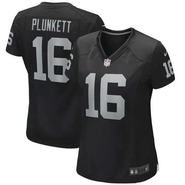 Jim plunkett las vegas raiders nike womens game retired player jersey Black