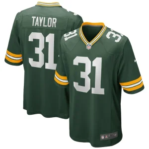 Jim taylor green bay packers nike game retired player jersey Green